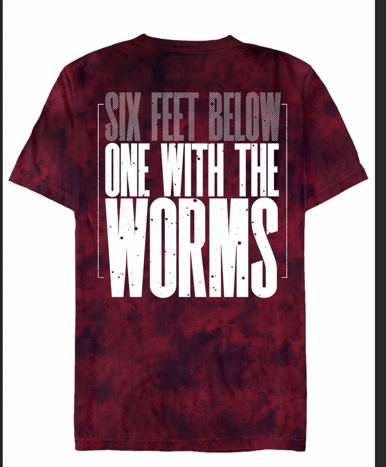 SIX FEET BELOW Tie-dye shirt