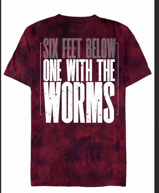 SIX FEET BELOW Tie-dye shirt