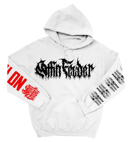 NO REMORSE Hoodie white